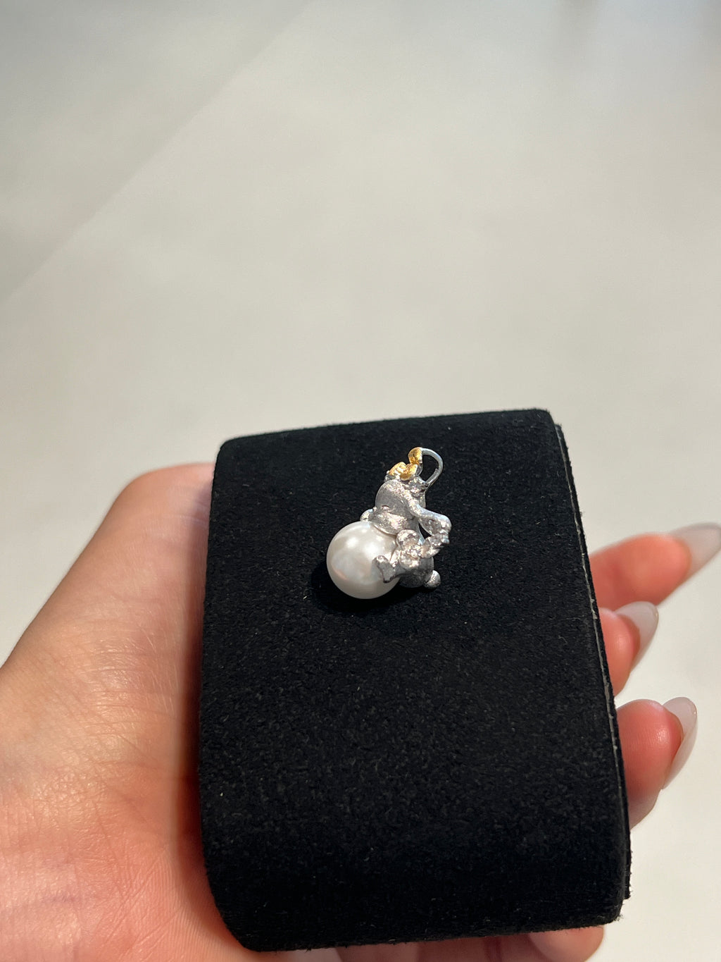Pearl Keeper Bunny Pendant
