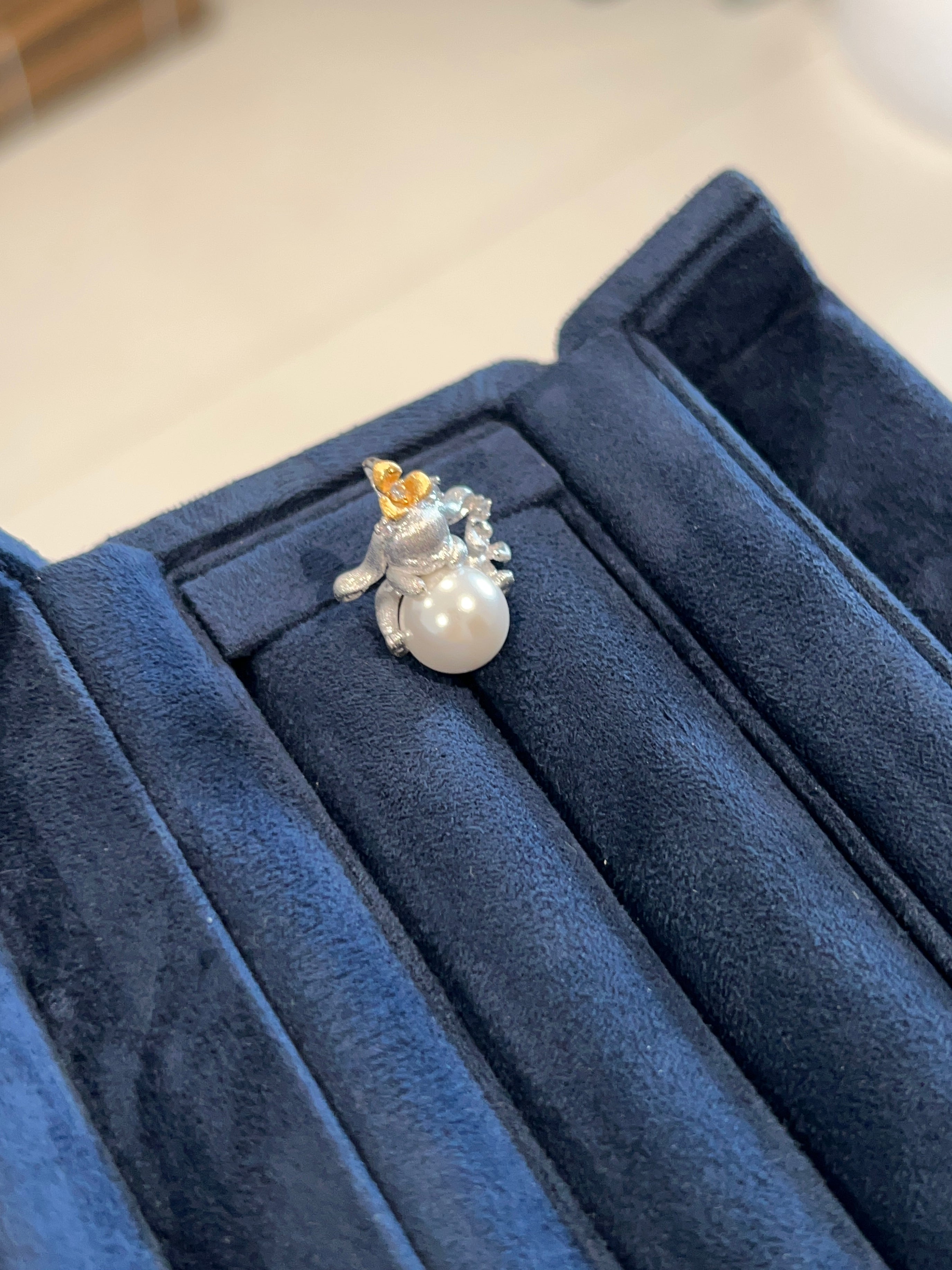 Pearl Keeper Bunny Pendant