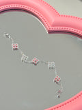 Pink Clover Bracelet