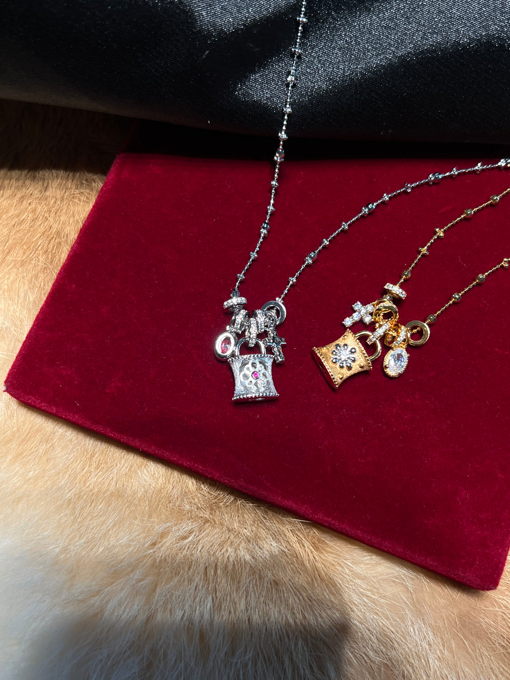 Treasure Lock Charm Necklace