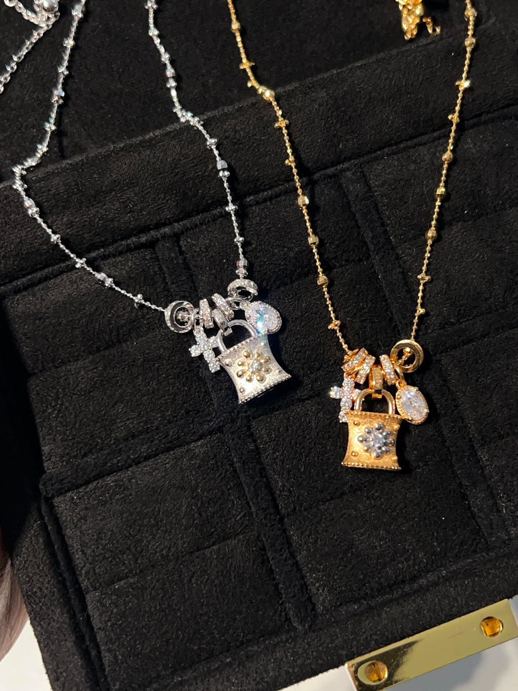 Treasure Lock Charm Necklace