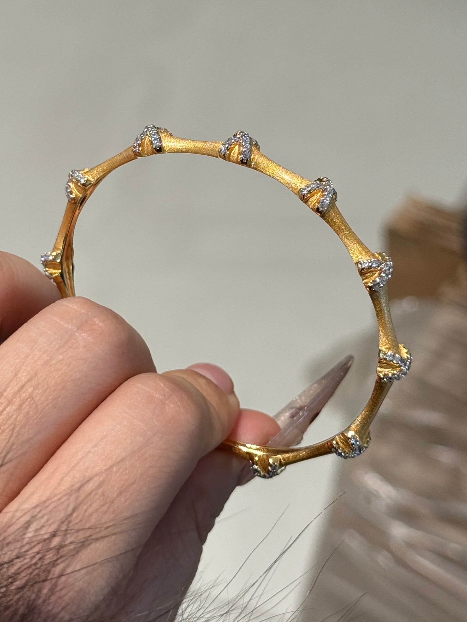 Golden Bamboo Cuff