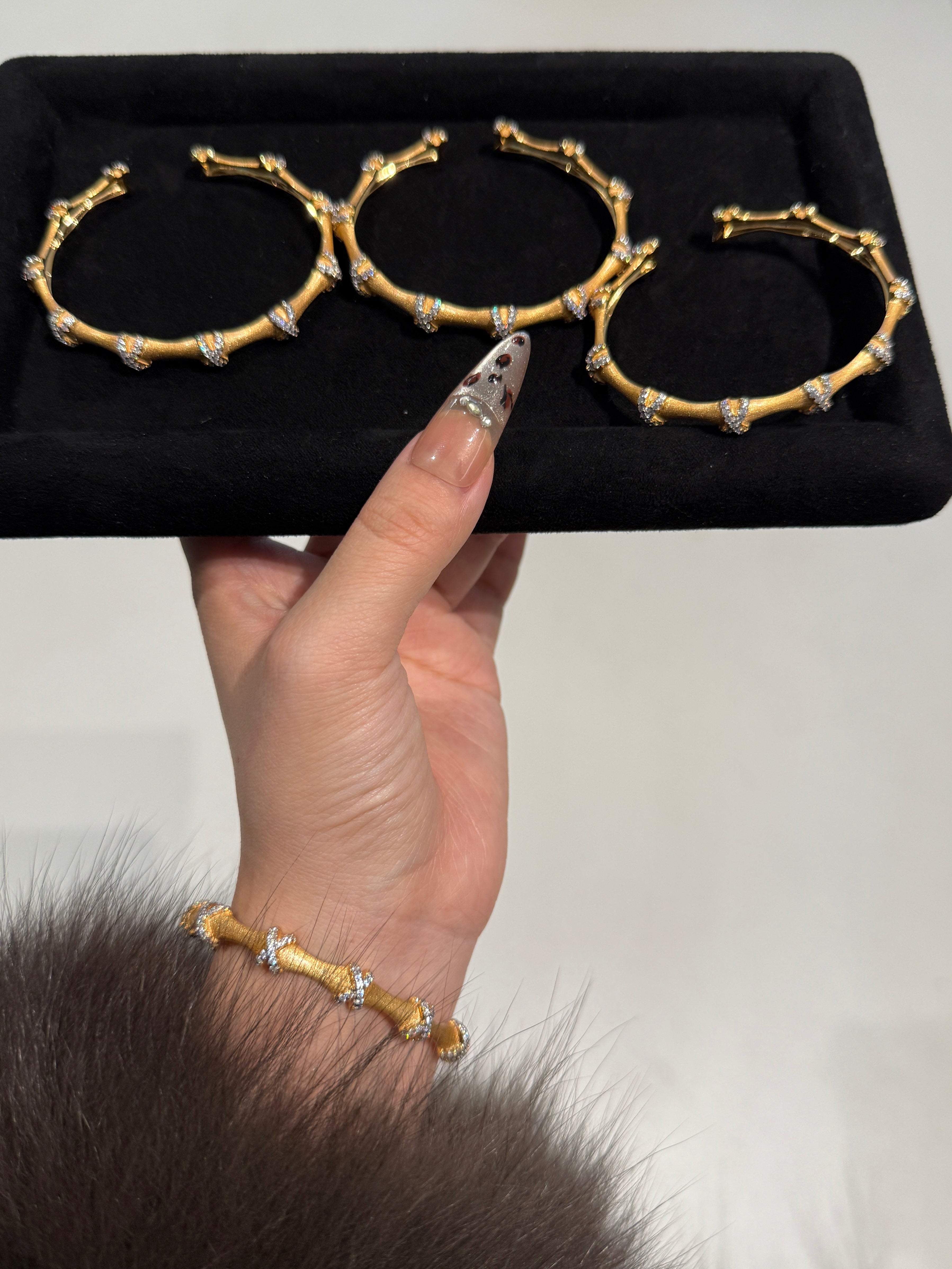 Golden Bamboo Cuff