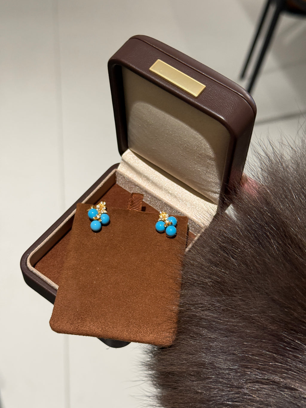 Moonleaf Pearl Earrings