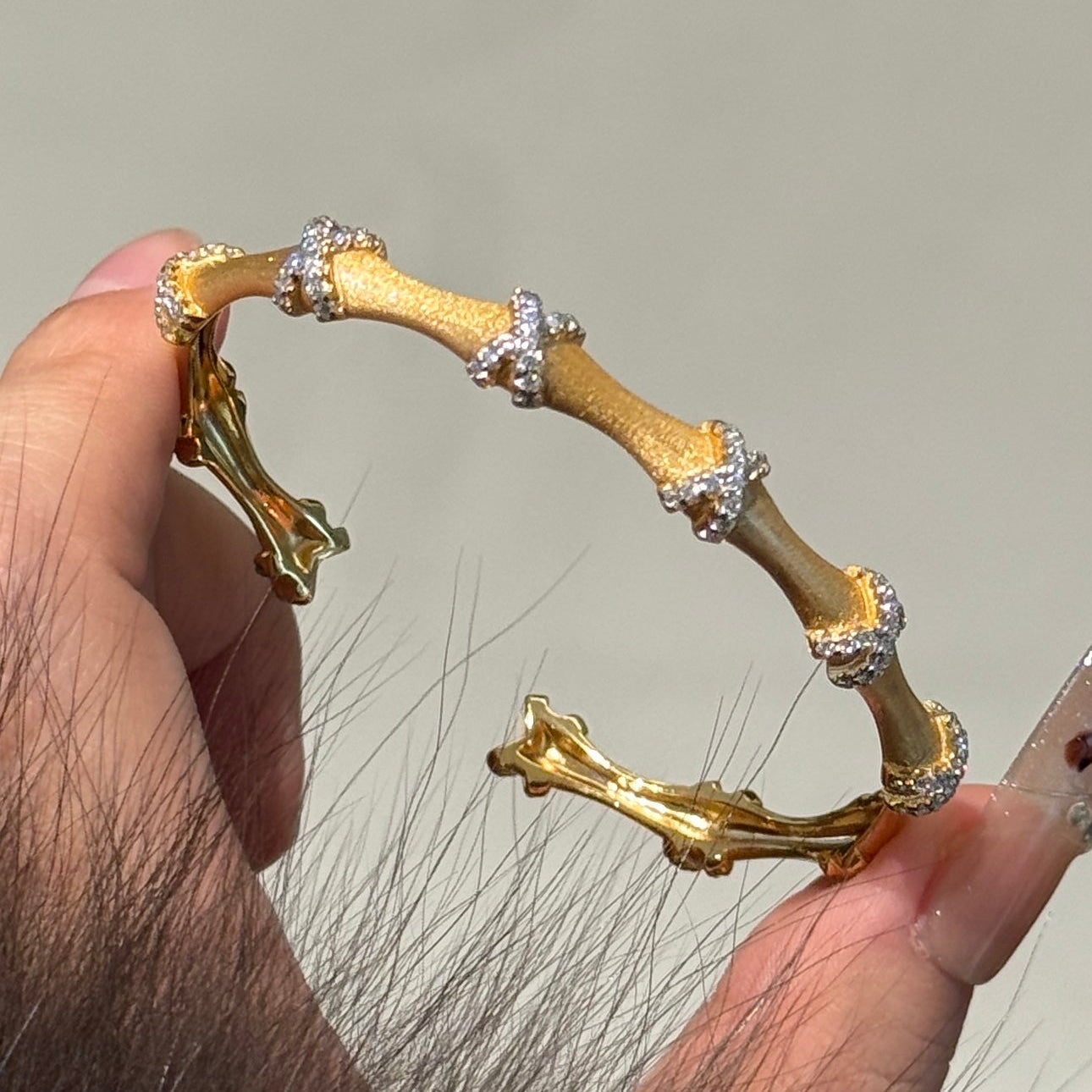 Golden Bamboo Cuff