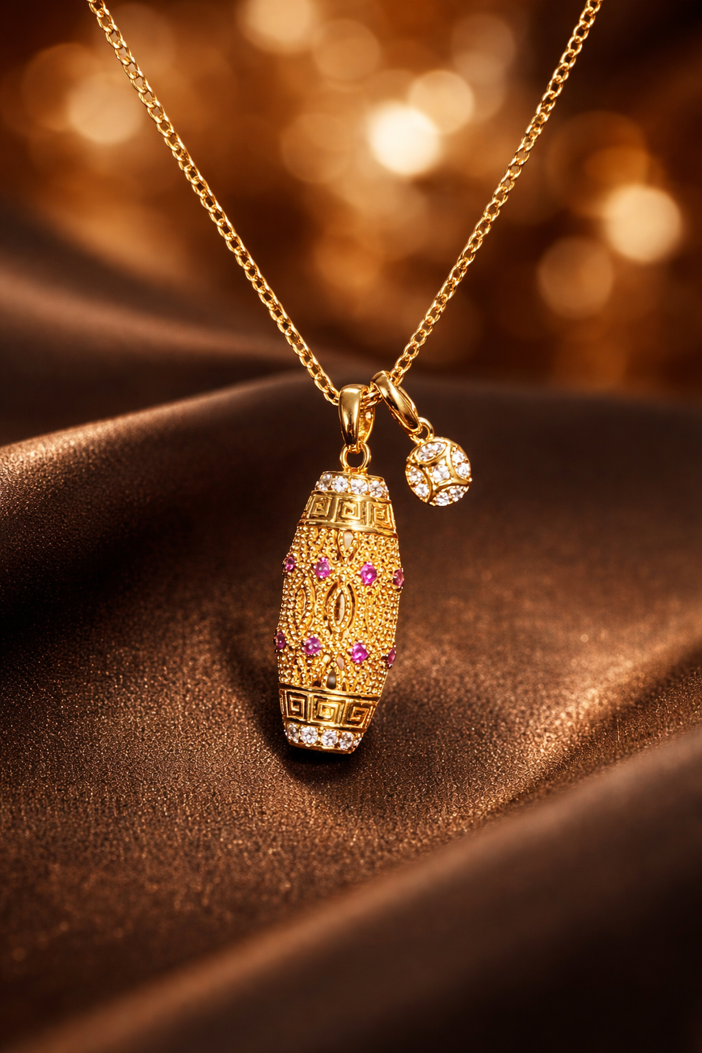 Filigree Imperial Vase Necklace