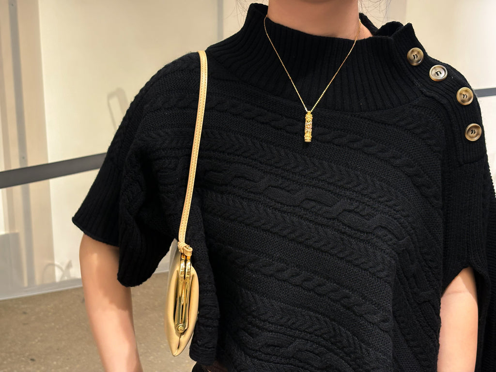 Golden Secret Vial Necklace