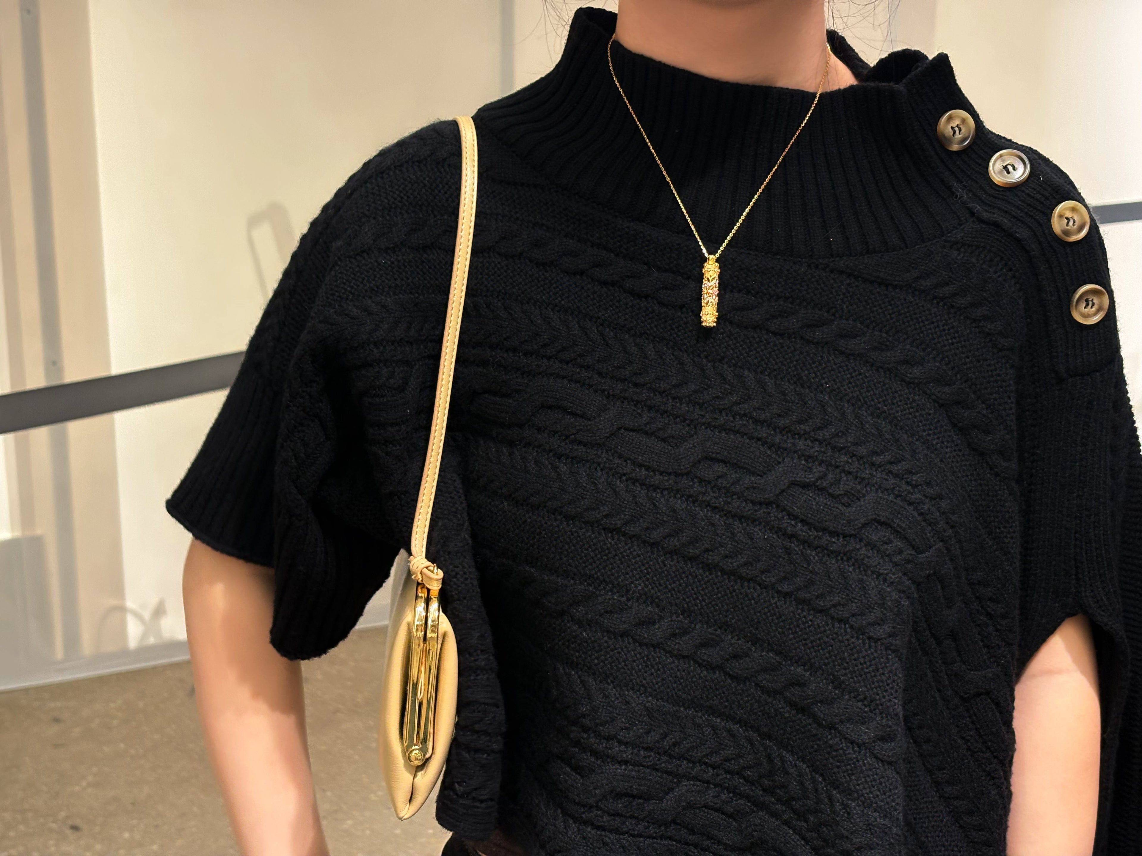Golden Secret Vial Necklace