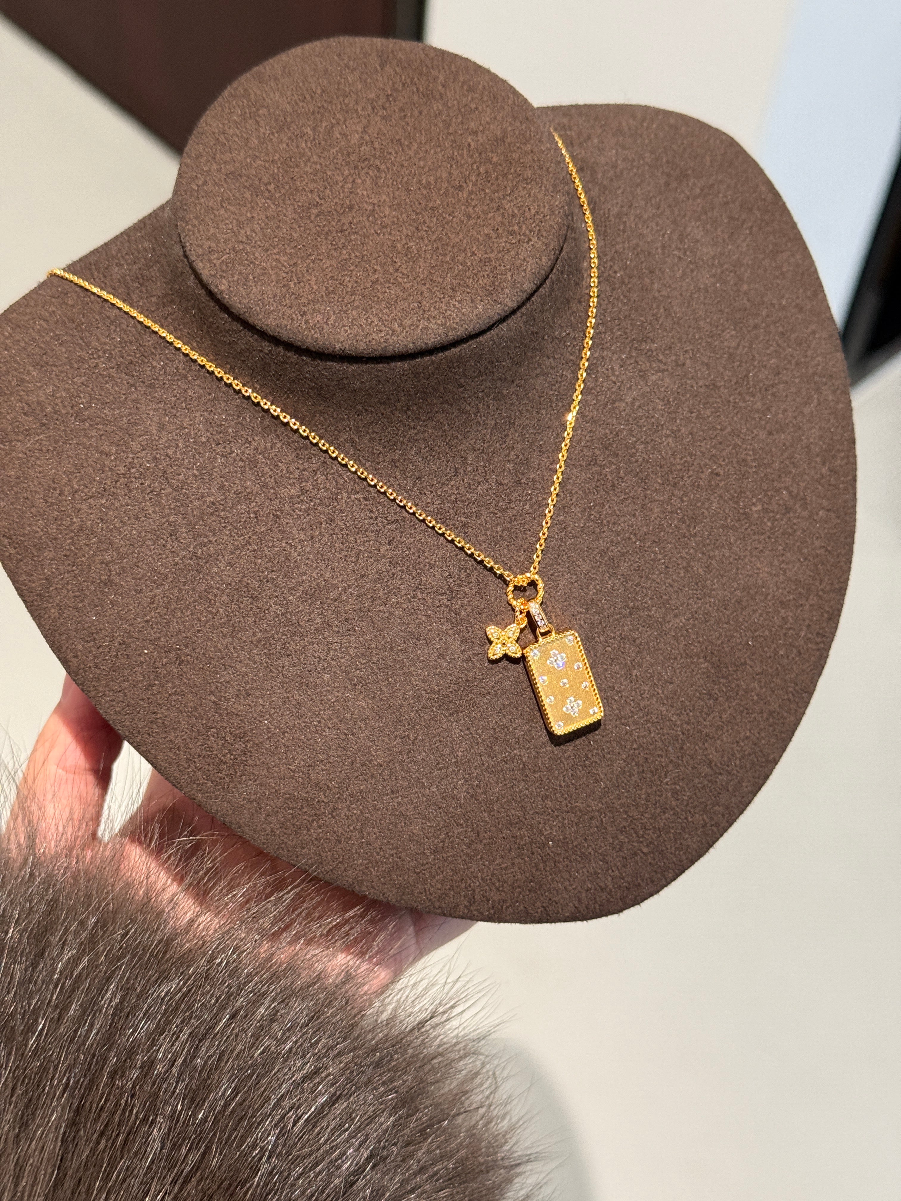 Blossom Tag Necklace