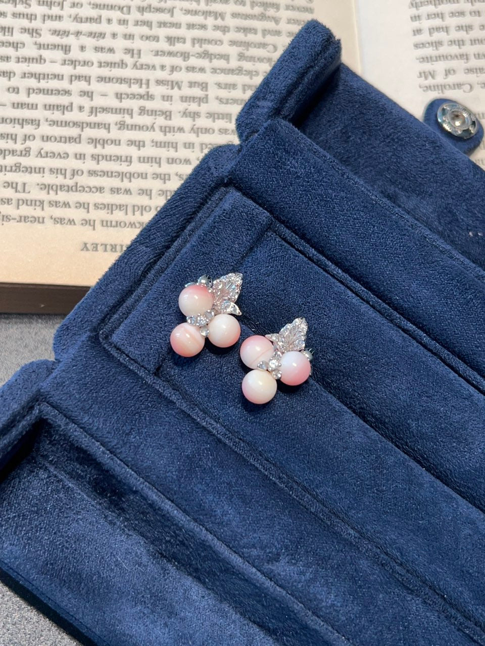 Moonleaf Pearl Earrings
